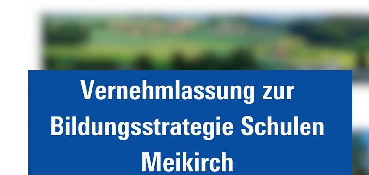 Communique Stellungnahme der FDP Meikirch zur Bildungsstrategie 2024–2030